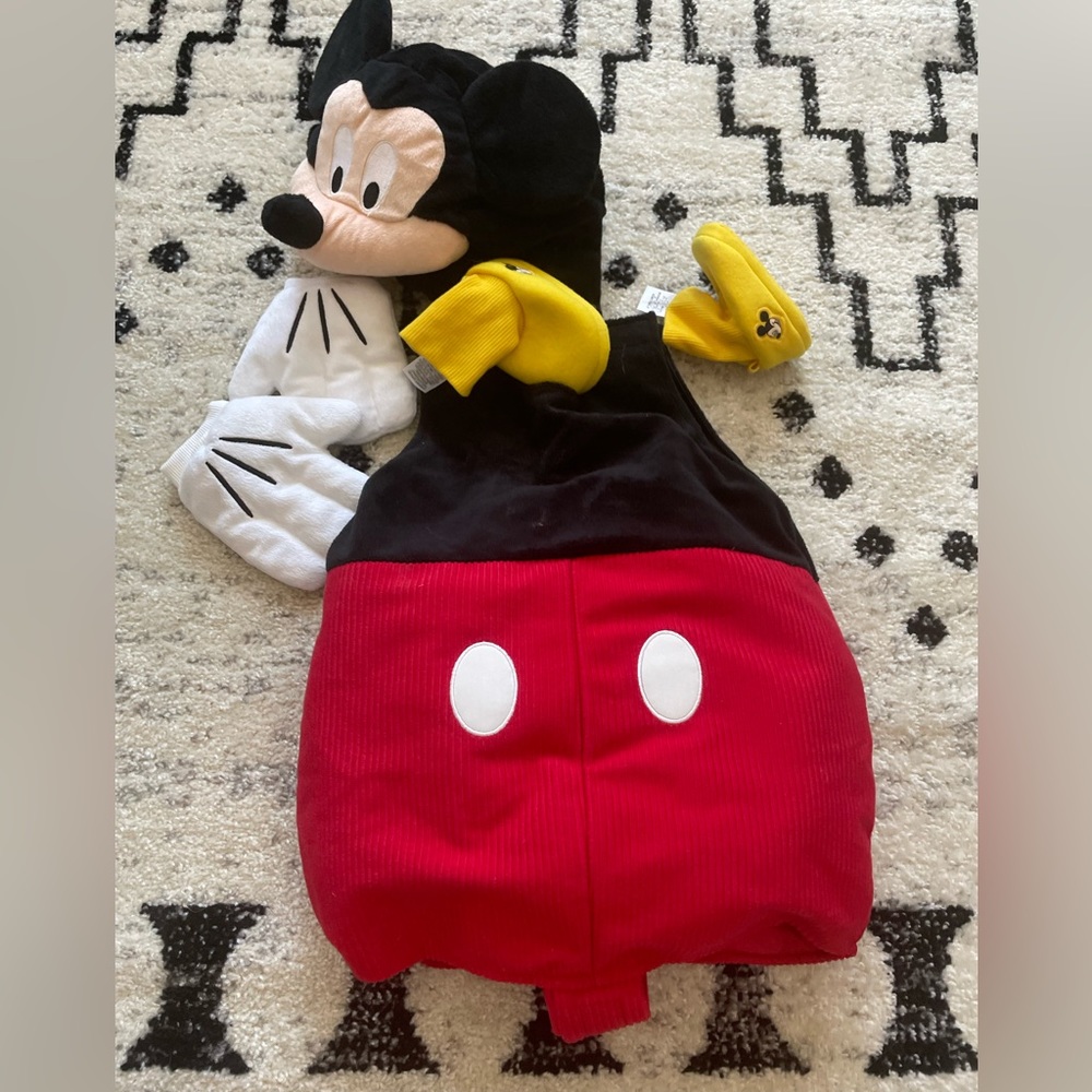 Mickey Disney costume with matching shoes